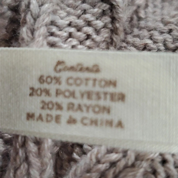 Matilda Jane tan fringed sleeveless long open front cable knit cardigan - Picture 8 of 8